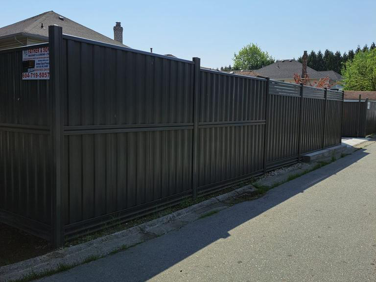 metal fence panels