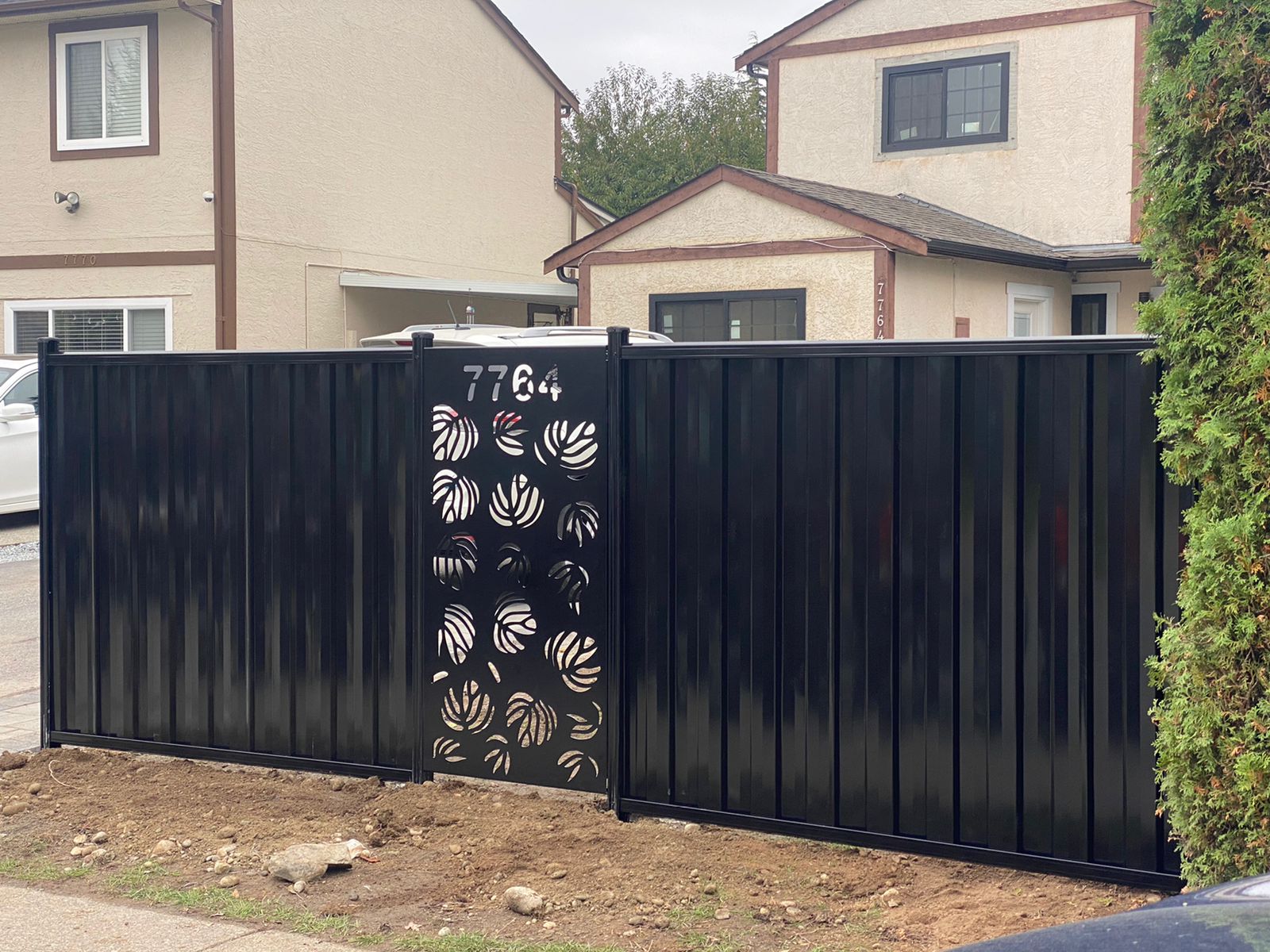 semi privacy fence panels surrey