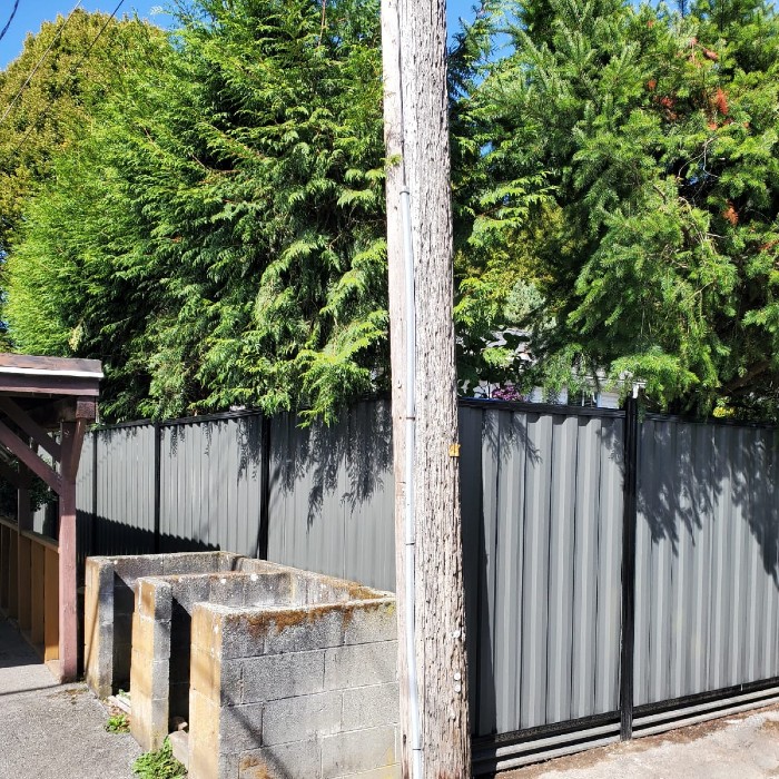 steel privacy fence surrey